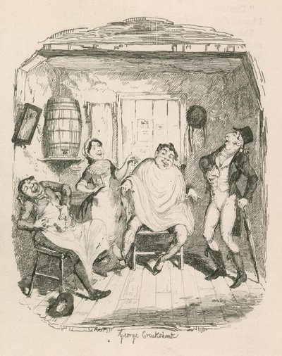 Le Salon de Coiffure - George Cruikshank
