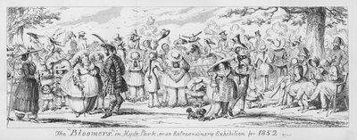 Les "Bloomers" à Hyde Park, ou une exposition extraordinaire pour 1852 - George Cruikshank