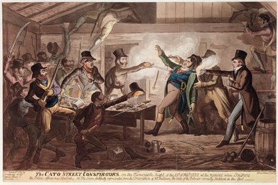 Les Conspirateurs de Cato Street, pub. par G. Humphrey, 9 mars 1820 - George Cruikshank