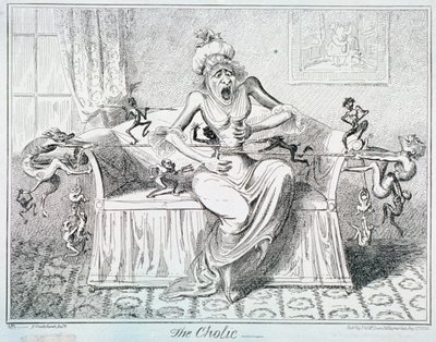 La Colique, 1835 - George Cruikshank