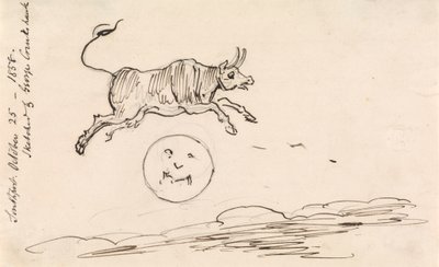 La vache saute par-dessus la lune - George Cruikshank