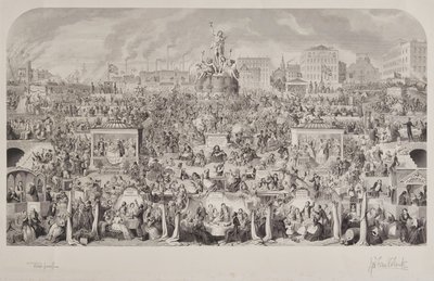 Les coutumes de boisson de la société ou le culte de Bacchus - George Cruikshank