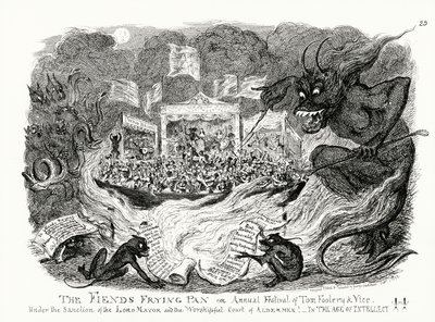 La Poêle à Frire du Diable, ou Festival Annuel de la Bouffonnerie et du Vice sous la Sanction du Lord Maire et de la Vénérable Cour des Échevins ! À l