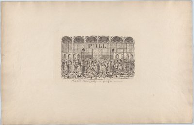 Le premier jour du shilling - Entrée - George Cruikshank