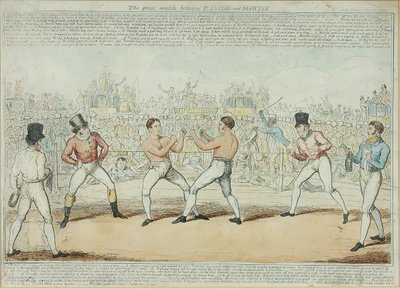 Le grand match entre Randall et Martin - George Cruikshank