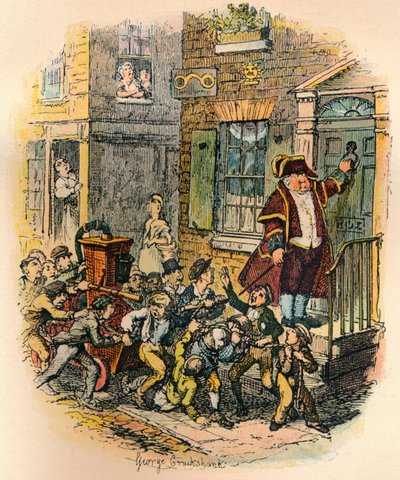 La Pompe paroissiale - George Cruikshank