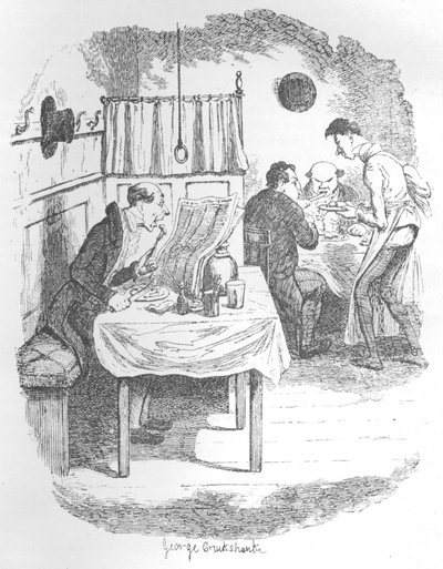 La personne grande, mince et pâle, vers 1900 - George Cruikshank