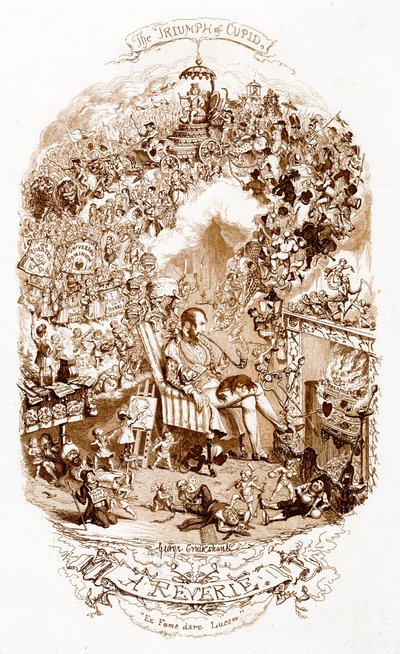 Le Triomphe de Cupidon, 19ème siècle - George Cruikshank