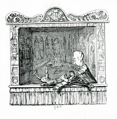 Le docteur avec Monsieur Punch - George Cruikshank