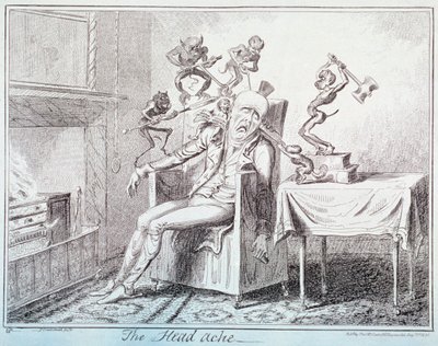 Le mal de tête - George Cruikshank