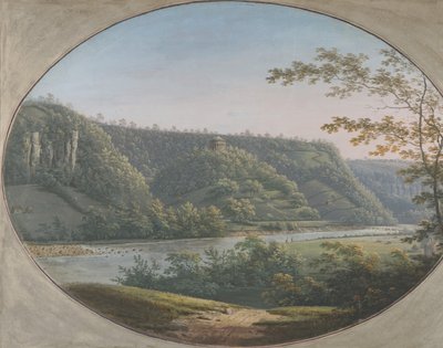 Vue du Round Howe près de Richmond, Yorkshire, Angleterre, 1788 - George Cuit