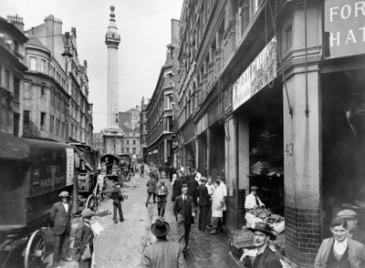 Monument Street et Monument, City of London - George Davison Reid