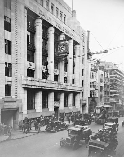 Le bâtiment du Daily Telegraph, Fleet Street, City of Westminster, Londres, début des années 1930 - George Davison Reid