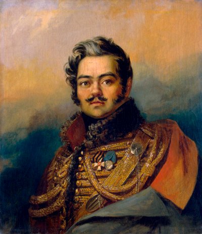 Denis Davydov, soldat et poète russe - George Dawe