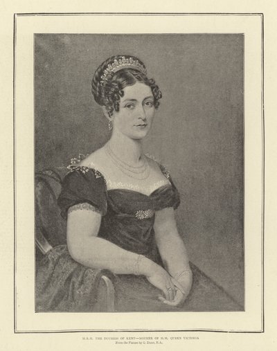 S.A.R. la Duchesse de Kent, mère de S.M. la Reine Victoria - George Dawe