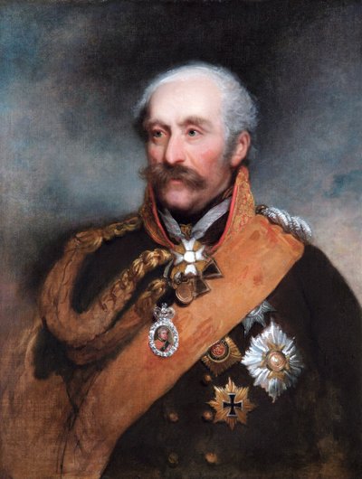 Portrait du maréchal Blücher, soldat prussien, vers 1818 - George Dawe