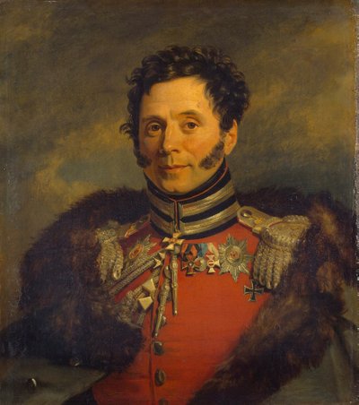Portrait du général Nikolaï Ivanovitch Depreradovich, avant 1825 - George Dawe