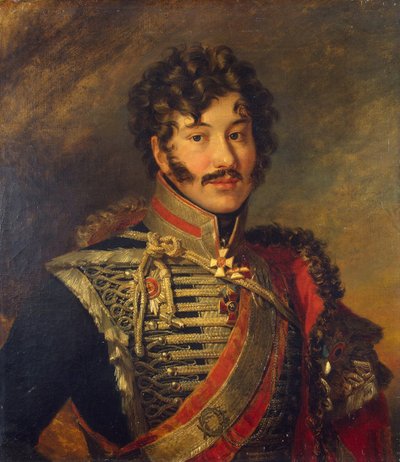 Portrait du général Sergey Nikolayevich Lanskoy 1774-1814, avant 1825 - George Dawe