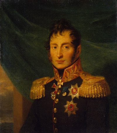 Portrait de Nikolaï Alexeïevitch Tuchkov 1765-1812, avant 1825 - George Dawe