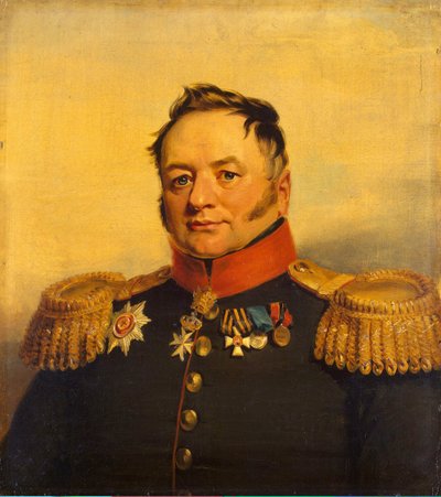 Portrait de Pavel Alexeyevich Tuchkov 1776-1858, avant 1825 - George Dawe