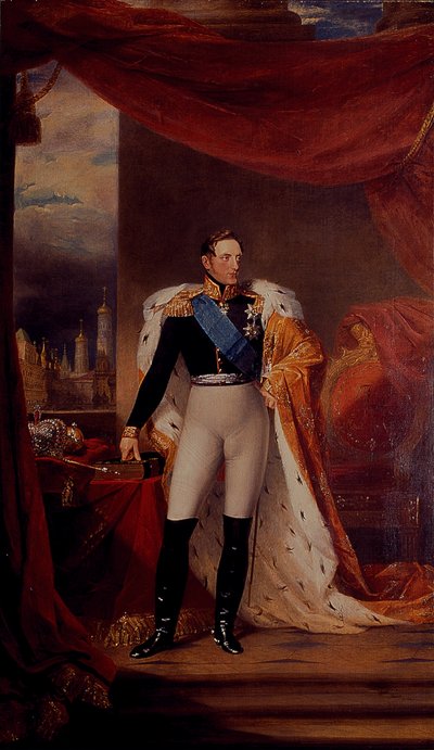 Portrait du tsar Nicolas Ier de Russie - George Dawe