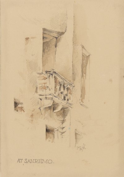 À San Remo, 3 janvier 1878 - George Douglas Tinling