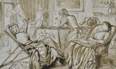 Ennui, vers 1880-90 - George du Maurier