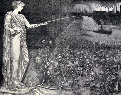 Le tabac vu comme une consolation pour les pauvres, 1869 - George du Maurier