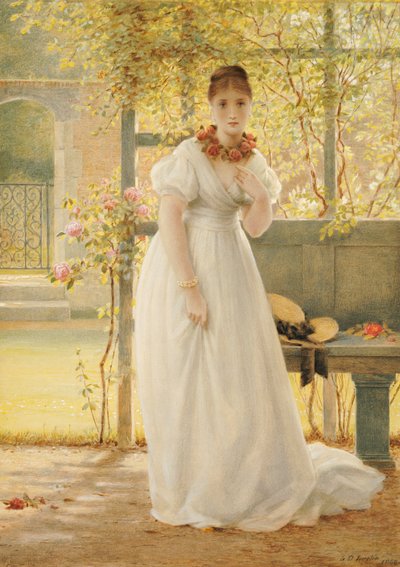 Dans le jardin clos, 1869 - George Dunlop Leslie