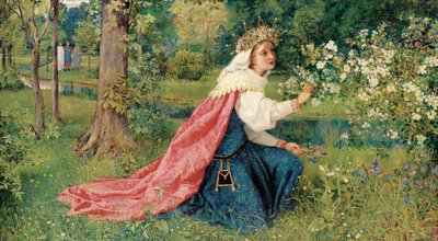 Matilda - Dante, Purgatorio, Chant 28 - George Dunlop Leslie