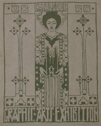 Épreuve pour la couverture du catalogue de la Dundee Graphic Arts Association - George Dutch Davidson