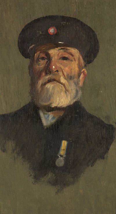 Portrait de J. Lasbury, R.M.L.I., vers 1920 - George Edmund Butler