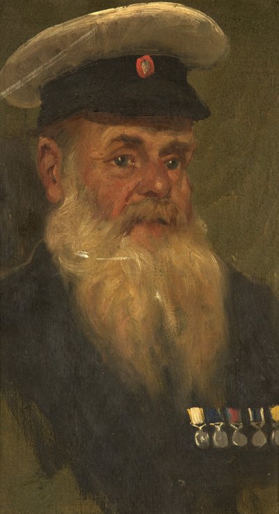 Portrait de J. Wilson, R.M.A., vers 1920 - George Edmund Butler