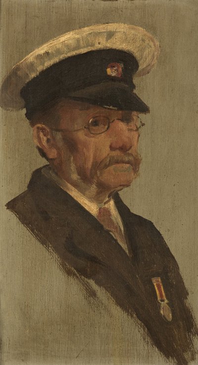 Portrait de T. S. Brooks, R.M.L.I., vers 1920 - George Edmund Butler
