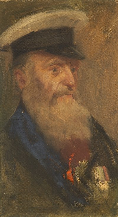 Portrait de W. Barnes, 97e, c. 1920 - George Edmund Butler