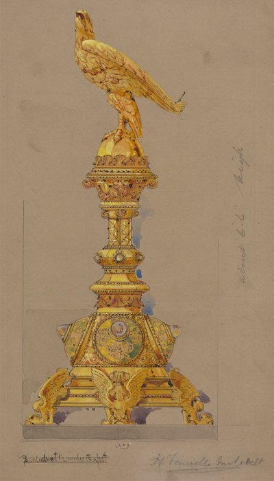Dessins exécutés pour Jones et Willis, fabricants de meubles d