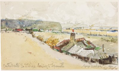 Sur les Bents, South Shields, en direction de Tynemouth - George Edward Horton