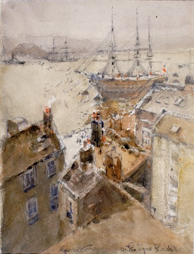 Sur le Tyne, North Shields - George Edward Horton