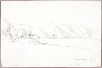 Bacharach vu du ciel (Rhin) - George Elbert Burr