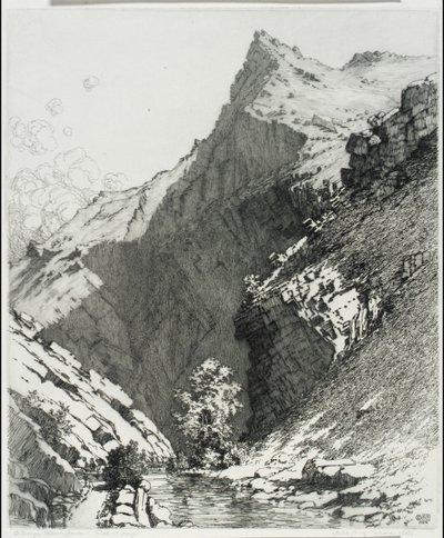 Canyon de Bear Creek, Denver, Colorado - George Elbert Burr