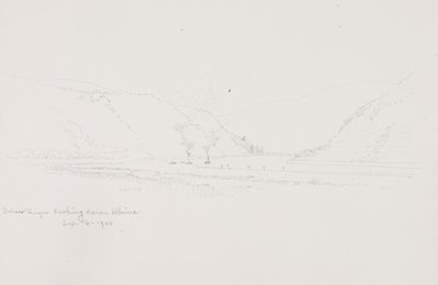En dessous de Bingen En regardant le Rhin - George Elbert Burr