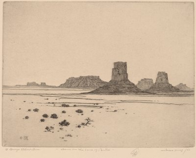 Aube dans le Pays des Buttes - George Elbert Burr