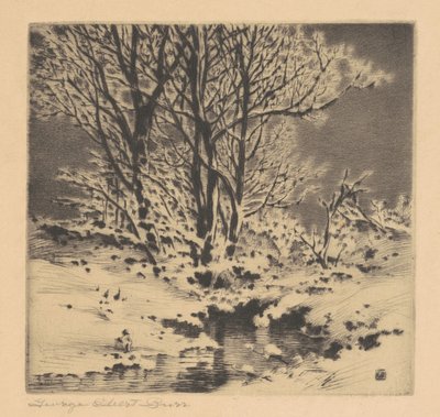Première neige (n° 1) - George Elbert Burr
