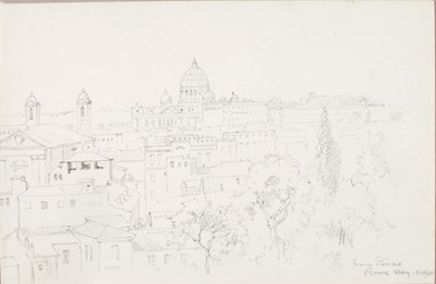 Depuis le Pincio, Rome - George Elbert Burr