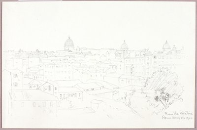 Depuis le Palatin, Rome - George Elbert Burr