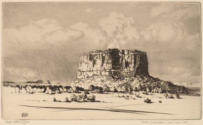 Mesa Encantada, Nouveau-Mexique (no. 2) - George Elbert Burr