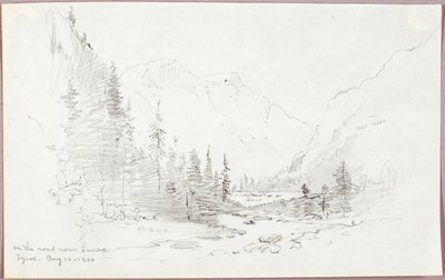Sur la route près de Landro, Tyrol - George Elbert Burr