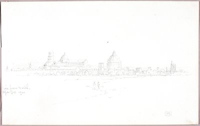 Pise vue du nord - George Elbert Burr