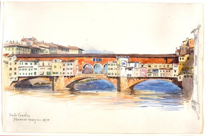 Ponte Vecchio, Florence - George Elbert Burr