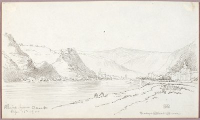 Rhin, de Caub - George Elbert Burr